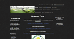 Desktop Screenshot of oxfordtennis.net