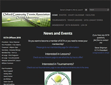 Tablet Screenshot of oxfordtennis.net